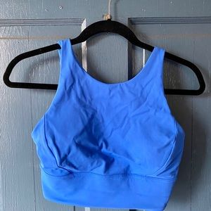 Lululemon blue Stronger As One sports bra size 6